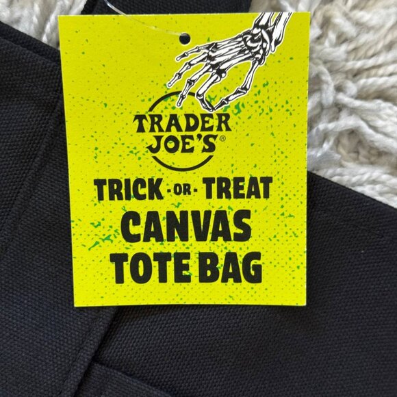 NWT! LAST ONE! Trader Joe's Trending Canvas MINI Bag. - Picture 2 of 3